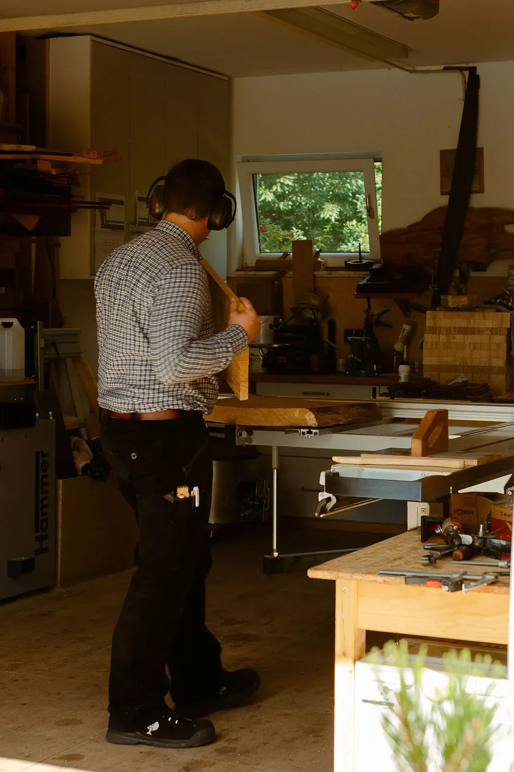 Arbeit in der Werkstatt